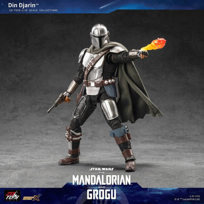 ZD TOYS Star Wars The Mandalorian Din Djarin Action Figure – Premium Collectible Display Model