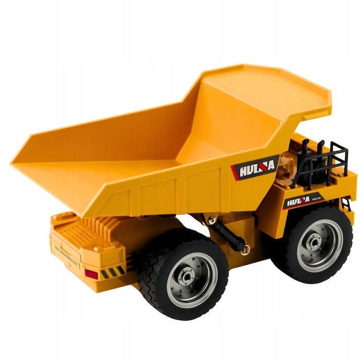Huina Toys 1534 Remote Control Dump Truck 9 Channel Including Rechargeable battery 360°Direction 2.4Ghz Frequency 1:18 Scale