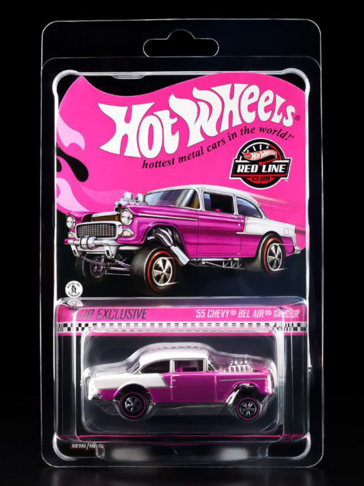 HotWheels 55 Chevy Bel Air Gasser RLC 1:64 Scale (With Protector)