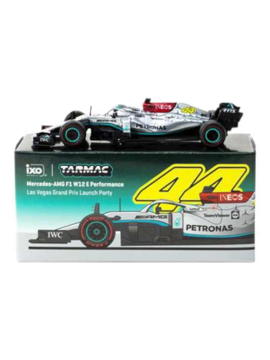 Tarmac Works Formula 1 Mercedes-AMG F1 W12 E Performance Las Vegas Grand Prix Launch Party 1:64 Scale