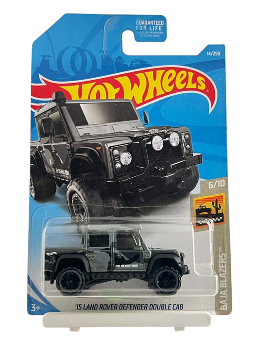 HotWheels 15 Land Rover Defender Double Cab Imported Mainline 1:64 Scale