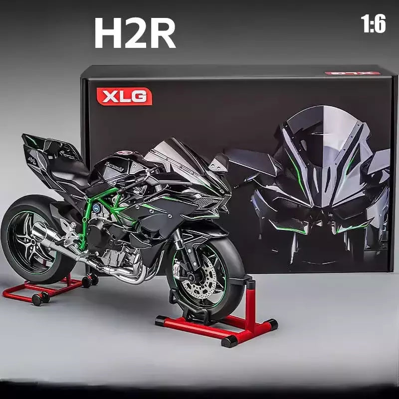 Kawasaki H2R Alloy Model 1:6 Scale (Matte Black)