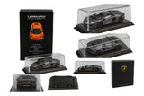 Kyosho LAMBORGHINI AVENTADOR LP 700-4 MATTE BLACK diecast car model 1:64 Scale
