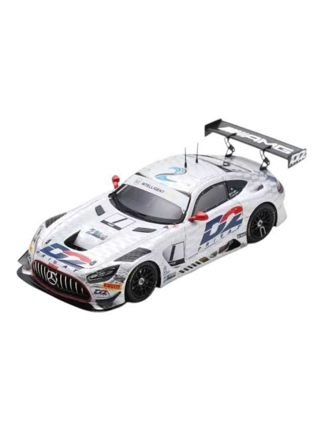 Para64 Mercedes AMG Gt3 2022 Gulf 12hr Ram Racing #8 D2 Livery 1:64 Scale Diecast