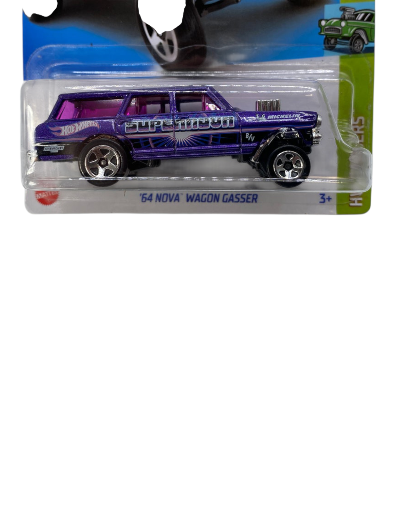 HotWheels 64 nova Wagon gasser Imported Mainline 1:64 Scale HKH63-M7C5