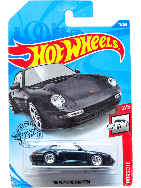 Hotwheels 96 PORSCHE CARRERA Imported Mainline 1:64 Scale GHD19-D7C5