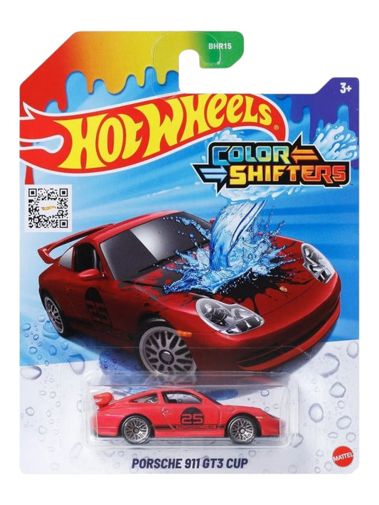 Hotwheels colour shifter porsche 911 gt3 cup 1:64 Scale
