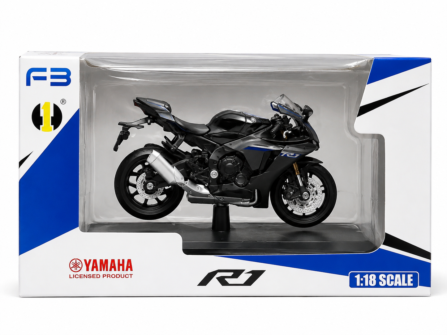 Yamaha R1 1:18 Scale Diecast Bike Model – Premium Licensed Collectible