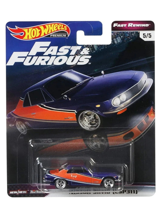 HotWheels Fast Rewind Fast and Furious Nissan Silvia (CSP311) Imported Premium 1:64 Scale