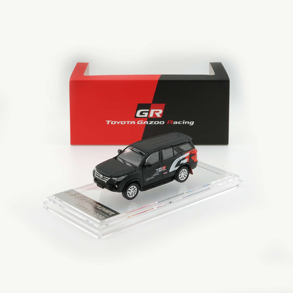 Gazoo Racing Toyota Fortuner 2018 Imported 1:64 Scale (Matte Black)