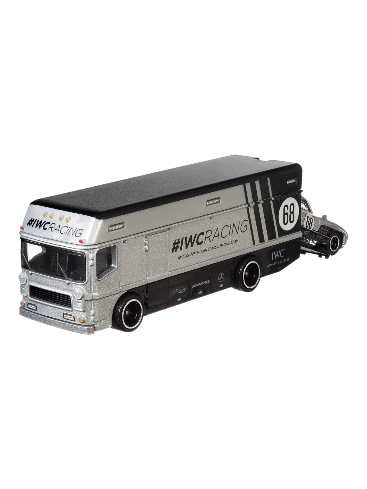 Hotwheels car Culture Mercedes Benz 300 sl euro hauler imported team transport 1:64 Scale