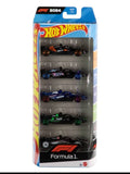 Formula 1 Hot Wheels Pack of 5