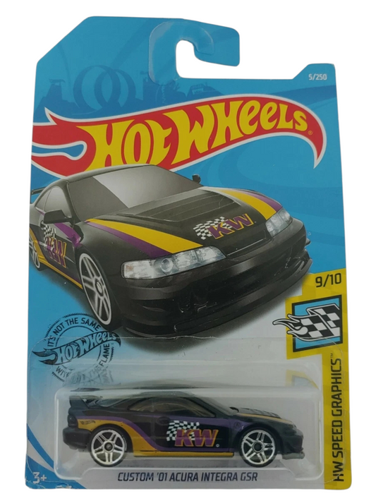 HotWheels Custom 01 acura integra gsr Imported Mainline 1:64 FYF02-D7C3