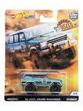 HotWheels Car Culture Desert Rally 88 Jeep Grand Wagoneer Imported Premium 1:64 Scale (Card + Blister Damaged)