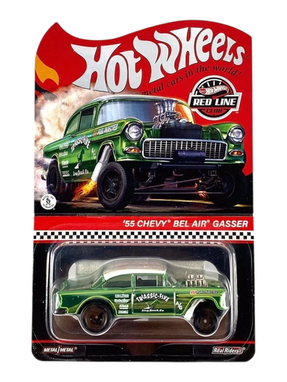 HotWheels RLC '55 Chevy Belair Gasser Imported 1:64 Scale  ( With Protector )