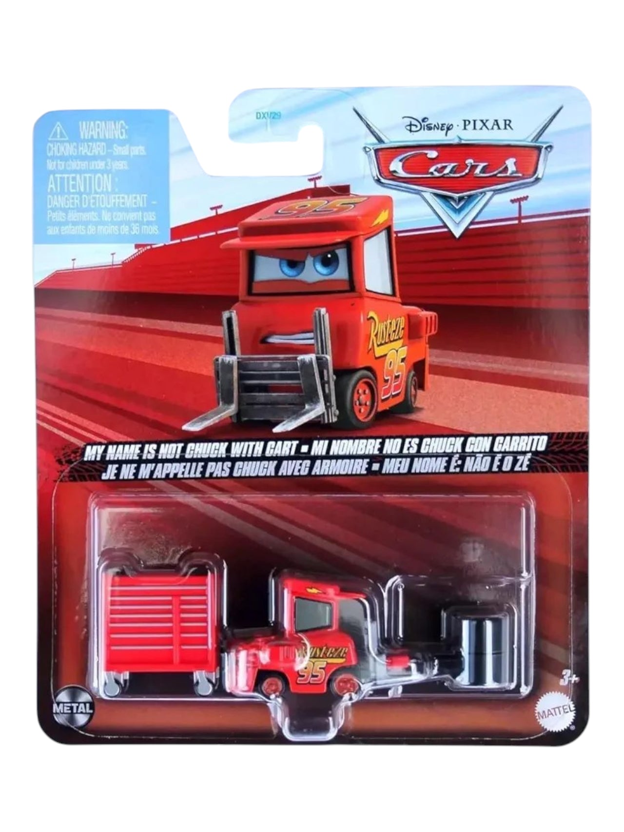 Disney Pixar Cars my name is not chuck with cart 1:64 Scale