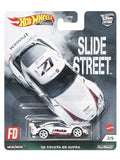 HotWheels Car Culture Slide Street 20 Toyota GR Supra Imported Premium 1:64 Scale