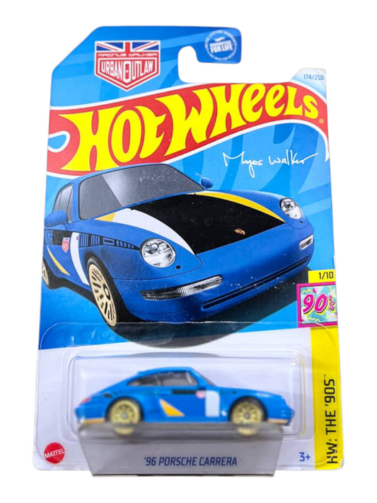 HotWheels 96 Porsche Carrera Imported Mainline 1:64 Scale