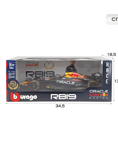 Bburago Formula 1 (F1) Oracle Redbull Racing RB19 -M.Verstappen 2023 Constructors Champions Diecast 1:18 Scale