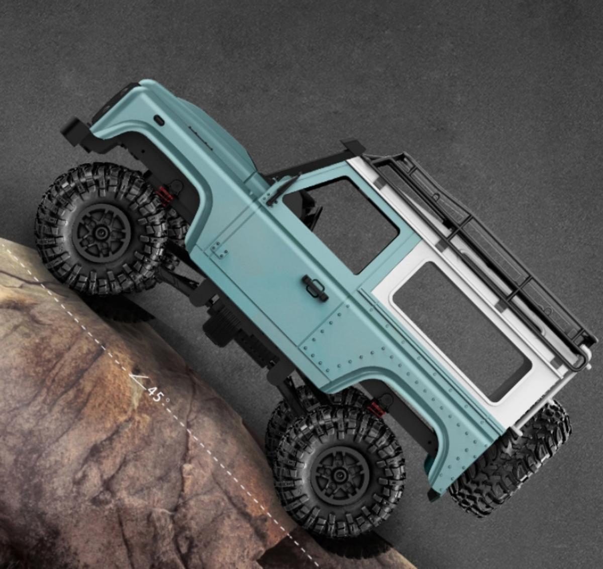 No.MN-90 Land Rover Defender 90 (2015) RC Remote Control Truck, Four Wheels Drive Soft Suspension 2.4Ghz Radio LED Light 1:12 Scale