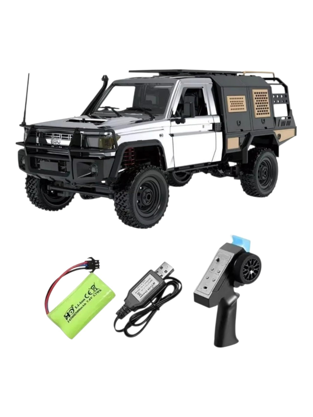 MN Model 2.4GHz Remote Control Toyota Land Cruiser 4WD 1:12 Scale | Code: MN-82S