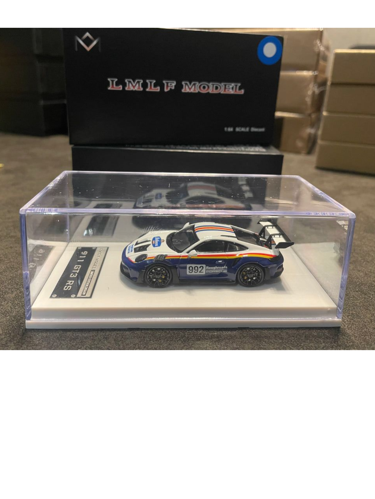 LMLF Models Porsche 911 992 GT3 RS Premium Diecast 1:64 Scale (With Acrylic Case)