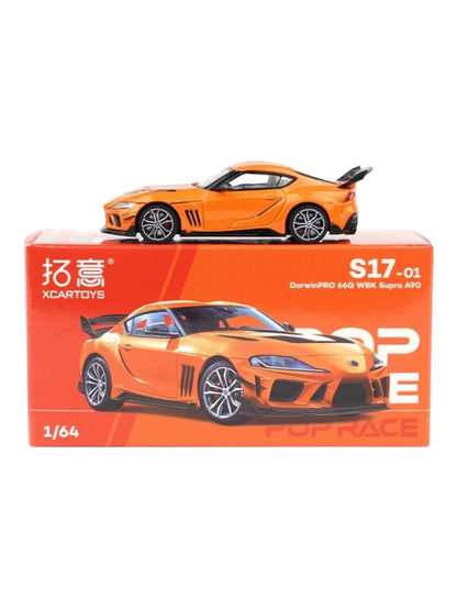 Xcartoys Pop Race DarwinPRO 66G WBK Supra A90 S17-01 1:64 Scale
