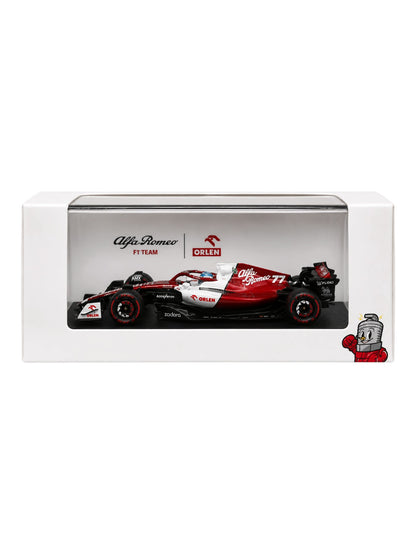 Sparky "Alfa Romeo F1 Team ORLEN C42 #77 Die-Cast Model Car – 2022 Bahrain GP 1:64 Scale