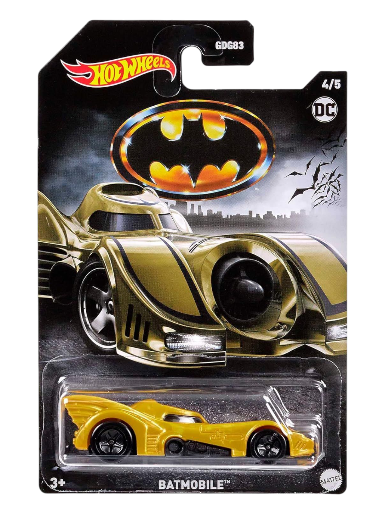 HotWheels DC Batmobile Imported Mainline Card Art 1:64 Scale