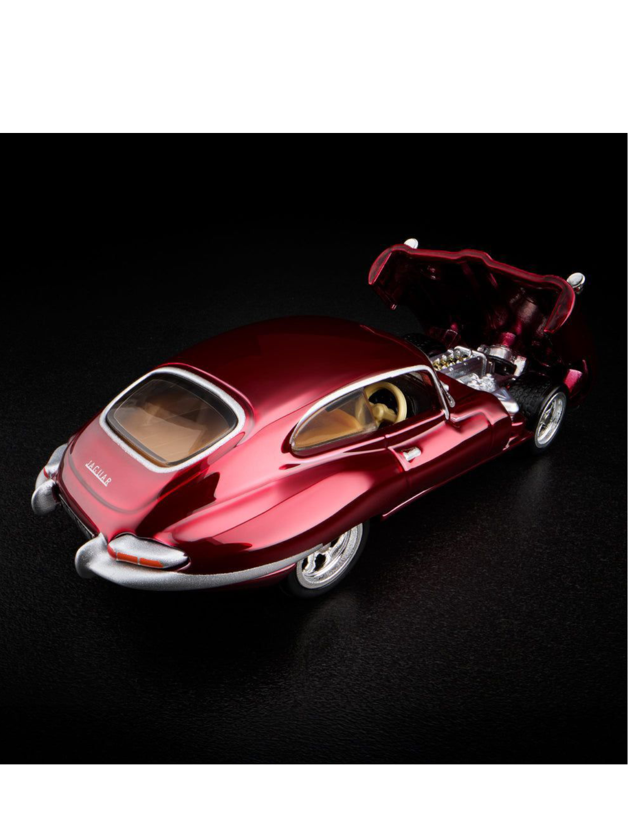 HotWheels 1964 Jaguar E-Type RLC 1:64 Scale (With Acrylic Case)