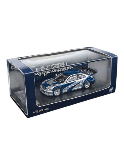 DCM Model Need For Speed Most Wanted (NFS) BMW E46 M3 GTR 1:64 Scale Premium Diecast (With Acrylic Case)