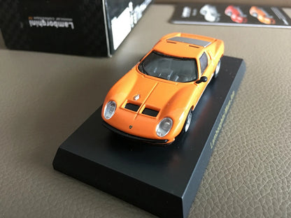 Kyosho CVS Mini Car Collection Vol. 55 Secret Lamborghini 4 Miura Jota Purple Metallic 1:64 Scale