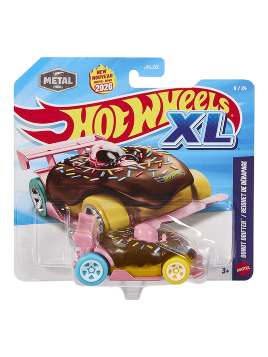 HotWheels XL 2026 Donut Drifter / Beignet De Derapage Imported Premium 1:43 Scale