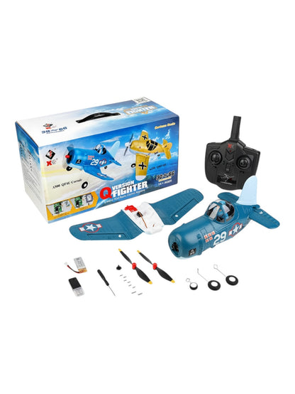 XK A500 F4U Corsair 2.4GHz 6CH RC Airplane with 3D/6G Flight Mode & Gyroscope – 1 Battery UP to 150 meter Control range