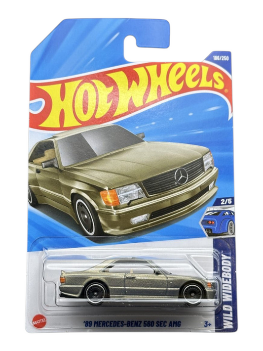 Hotwheels 89 Mercedes-Benz 560 Sec AMG Imported Mainline 1:64 Scale