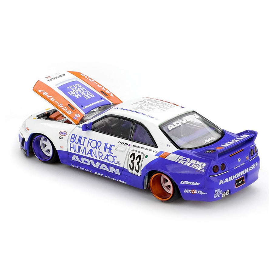 Mini GT Kaido House #213: Nissan Skyline GTR R33 BFTHR V1 Imported 1:64 Scale