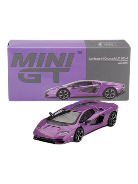 Mini GT Lamborghini Countach LPI 800-4 (Viola 30th) 1:64 Scale
