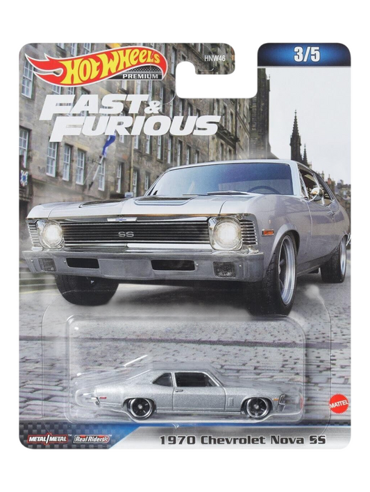 Hotwheels 70 Chevrolet Nova SS Imported Premium 1:64 Scale ( Blister Damage )