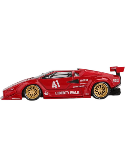Mini GT #1100: Lamborghini Countach LB-WORKS Red 1:64 Scale