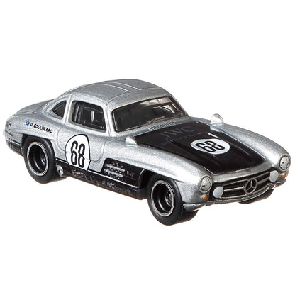 Hotwheels carr Culture Mercedes Benz 300 sl euro hauler imported team transport 1:64 Scale