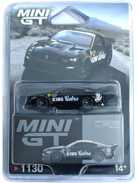 Mini GT #1130: Shelby GT500 Dragon Snake Concept Black/Gold