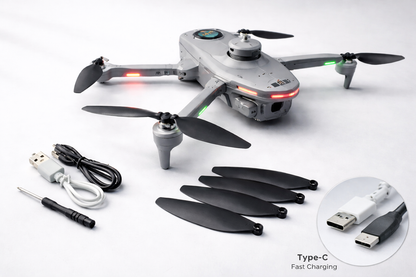 JJRC H139PRO HD Intelligent Aerospace Flight Control Digital 2.4G 4 Channel Dual Camera Obstacle Avoidance Brushless and Led Light Four-Axis RC Drone