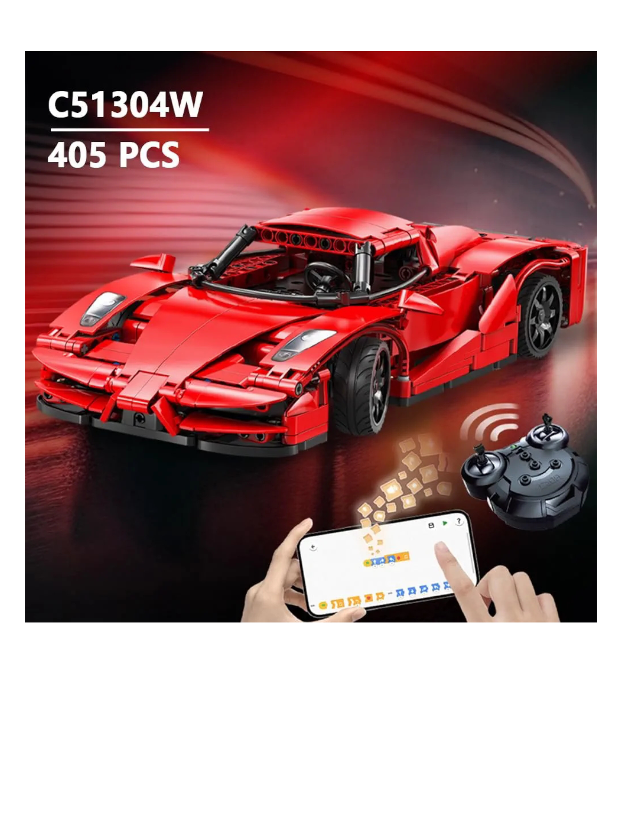 Cada dual mode control (rc) Red blade sport car 1:12 Scale