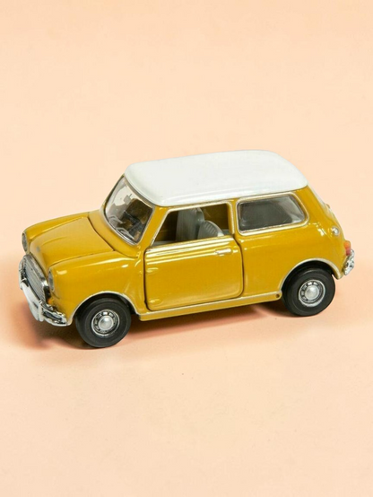 TINY PANTONE Mini Cooper Diecast Model Car – Premium Collectible Toy | Classic Vintage Design | 1:50 Scale Model Display Car
