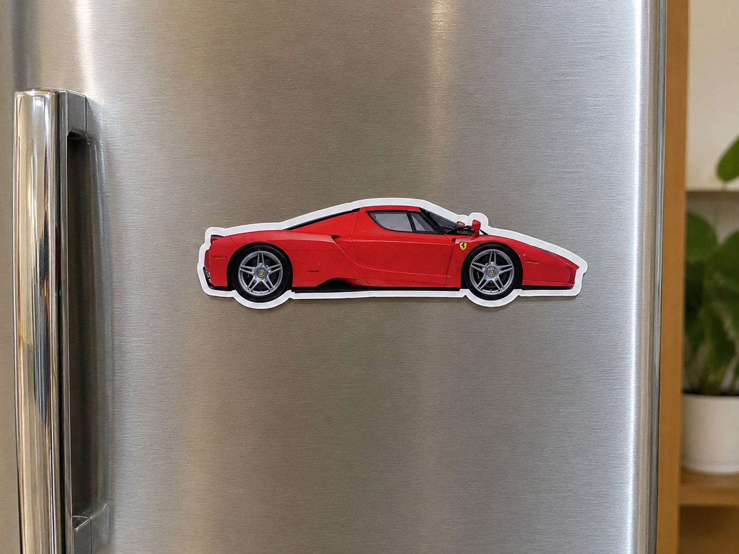 Ferrari LaFerrari & Ferrari Enzo Car Magnet Set | Premium Die-Cast Style Fridge Magnet
