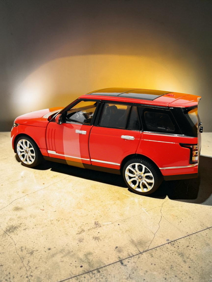 Rastar Range Rover Diecast Car Imported 1:24 Scale Red And Black
