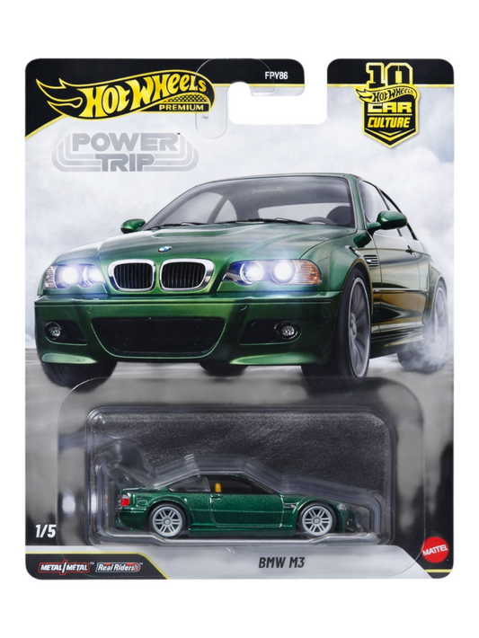 HotWheels Car Culture Power Trip BMW M3 Imported Premium 1:64 Scale
