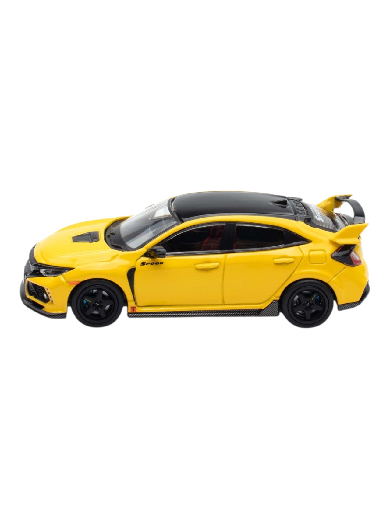 INNO64 Honda Civic Type R (FK8) Yellow 1:64 Scale Metal Diecast IN64-FK8-YL