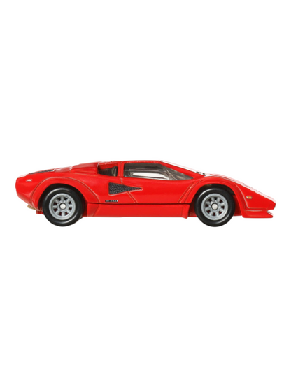 HotWheels Car Culture Lamborghini Countach LP5000 QV and Lancia Stratos Zero Imported Premium 2 Pack 1:64 Scale
