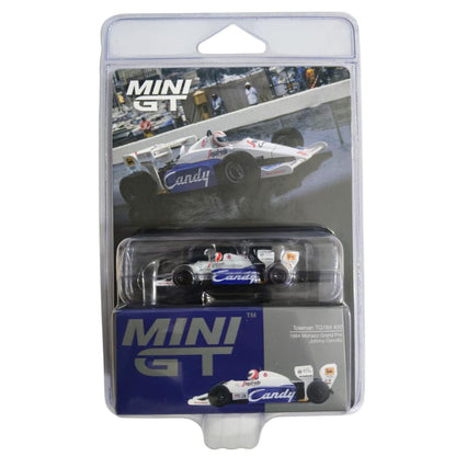 Mini GT #1193: Toleman TG184 #20 Johnny Cecotto 1984 Monaco Grand Prix Imported 1:64 Scale
